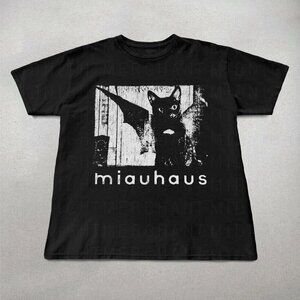 Bauhaus Cat Shirt, Cute shirts, Gifts for her, Gothic clothing, Goth band tee